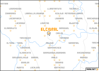 map of El Cidral