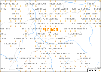 map of El Cidro