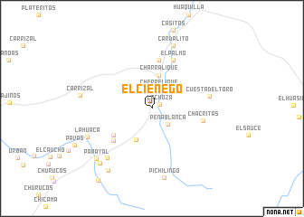 map of El Ciénego