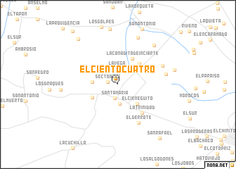 map of El Ciento Cuatro