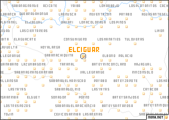 map of El Ciguar