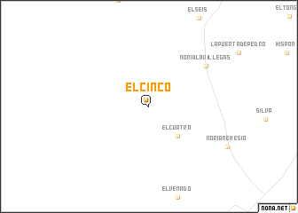 map of El Cinco