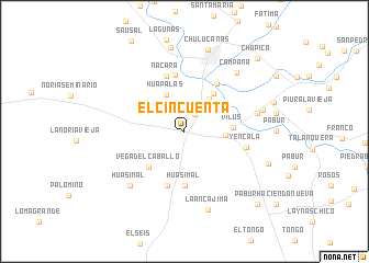 map of El Cincuenta
