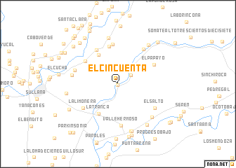 map of El Cincuenta