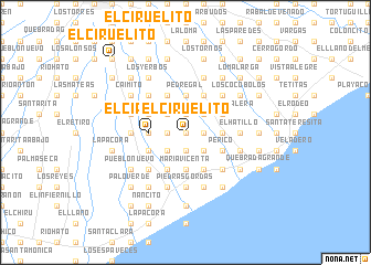 map of El Ciruelito