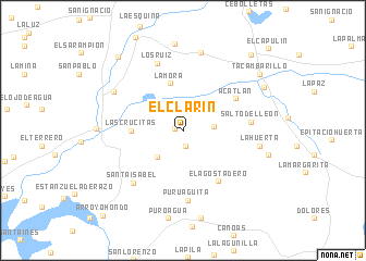 map of El Clarín