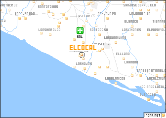 map of El Cocal