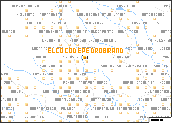 map of El Coco de Pedro Brand