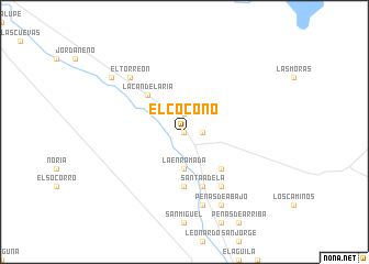 map of El Cocono