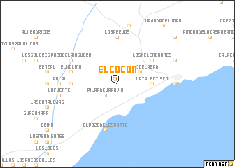 map of El Cocón