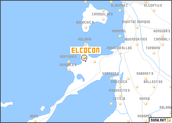 map of El Cocón