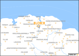 map of El Coco