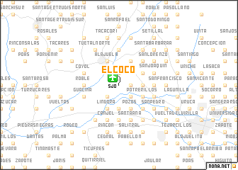 map of El Coco