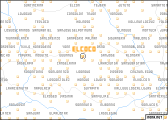 map of El Coco