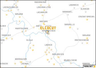 map of El Cocuy