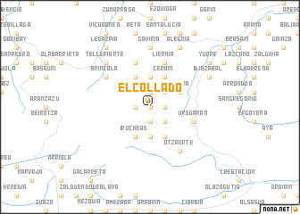 map of El Collado