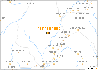 map of El Colmenar