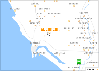 map of El Conchi