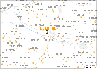 map of El Conde