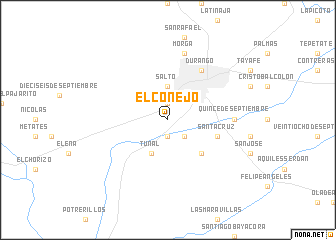 map of El Conejo