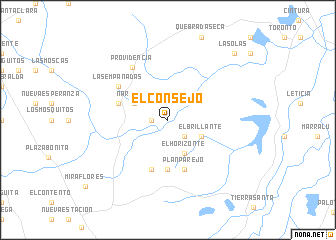 map of El Consejo