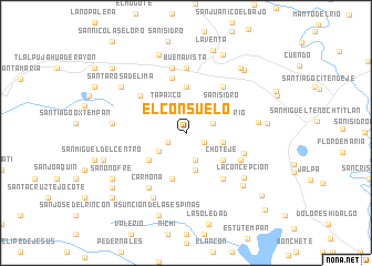 map of El Consuelo