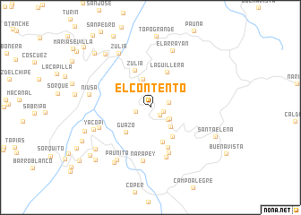 map of El Contento