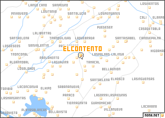 map of El Contento