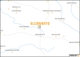 map of El Convento