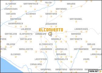 map of El Convento