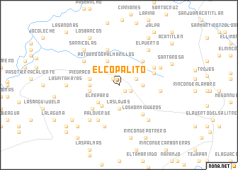 map of El Copalito