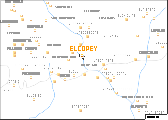 map of El Copey