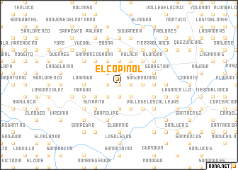 map of El Copinol