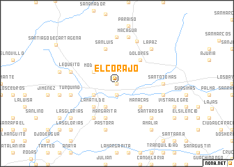 map of El Corajo