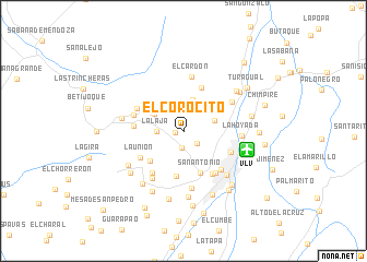 map of El Corocito