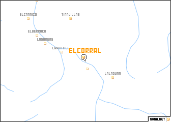 map of El Corral