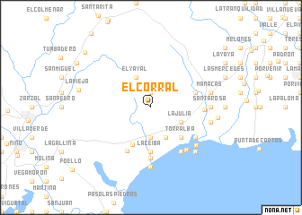 map of El Corral