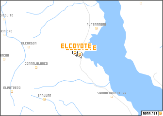 map of El Coyote