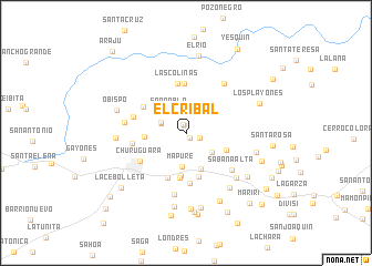 map of El Cribal