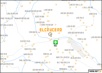 map of El Crucero