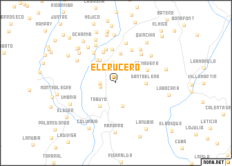 map of El Crucero