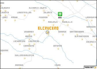 map of El Crucero