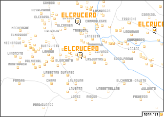 map of El Crucero