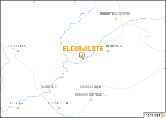map of El Cuajilote