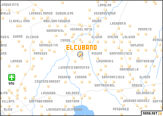 map of El Cubano