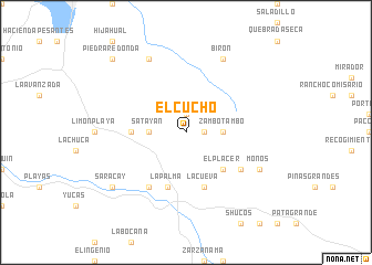 map of El Cucho