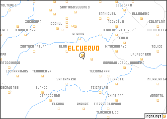 map of El Cuervo