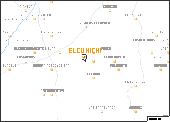map of El Cuhichi