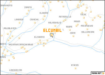 map of El Cumbil