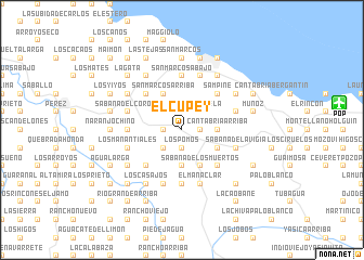 map of El Cupey